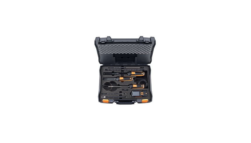 Mallette pour la mesure du débit volumétrique pour le testo 440