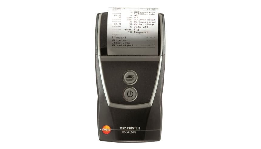 testo-Schnelldrucker IRDA mit kabelloser Infrarot-Schnittstelle