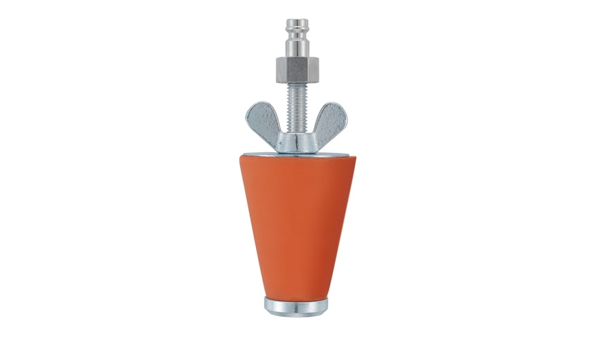 Conical test stop