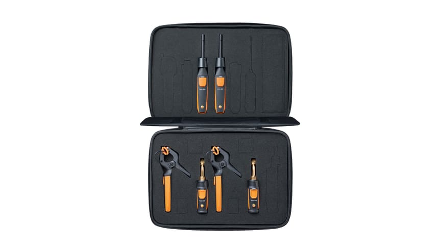 contenu de la livraison de testo Smart Probes AC &amp; R&eacute;frig&eacute;ration Plus