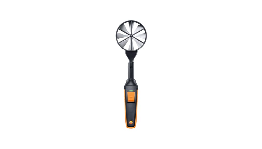 Sonda de molinete de alta precisión (Ø 100 mm digital) con Bluetooth® incl. sensor de temperatura