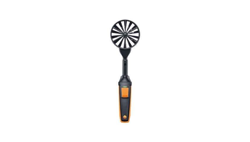 Vane probe (Ø 100 mm, digital) with Bluetooth® including temperature sensor