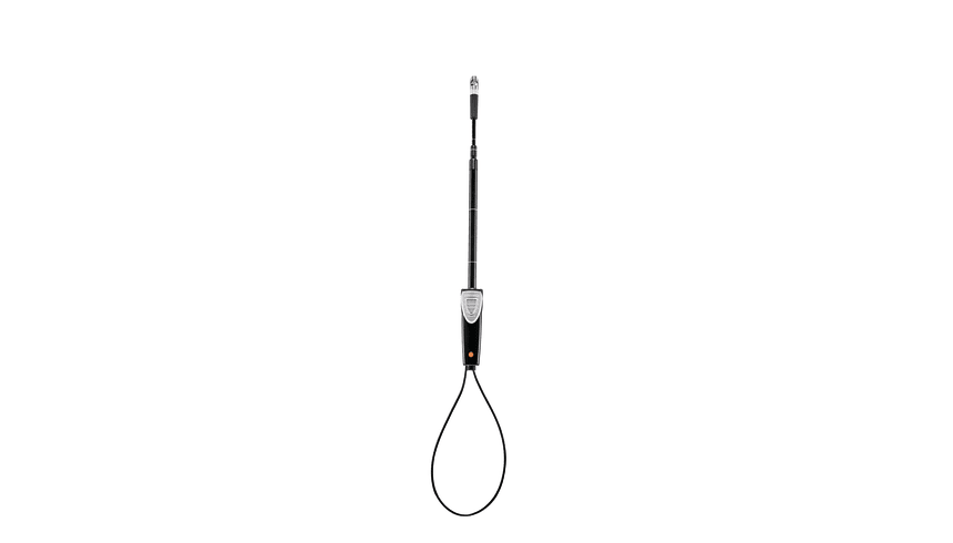 High-temperature vane anemometer probe