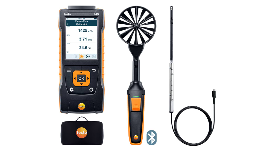 Set combinado 1 para caudal testo 440 con Bluetooth®