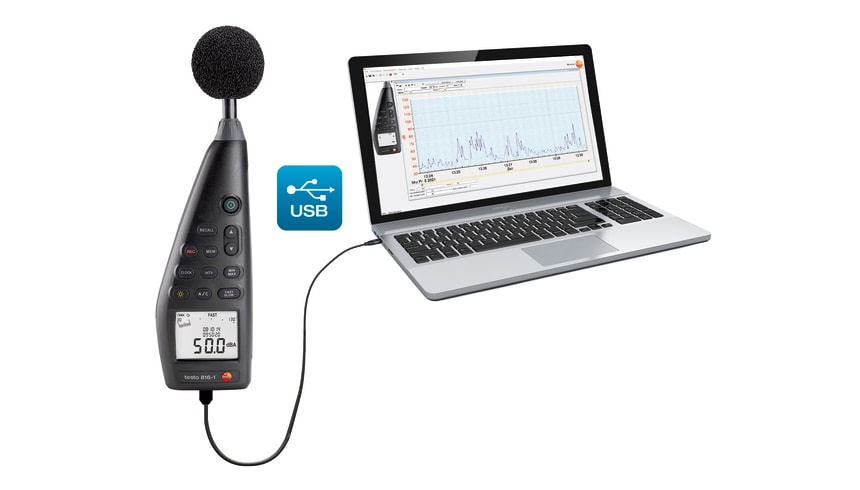 testo 816-1 avec logiciel PC