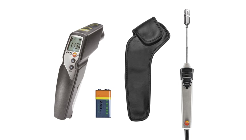 Set testo 830-T4 - Thermom&egrave;tre &agrave; infrarouges