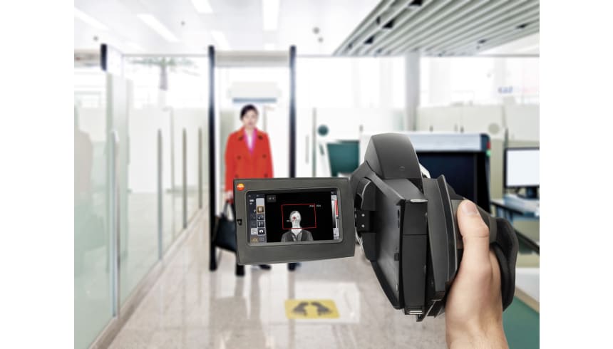 testo 890 FeverDetection kit aplicación