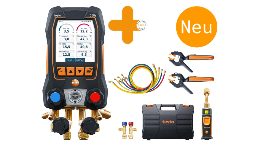 testo 558s Smart Vakuum Set F&uuml;llschlauche