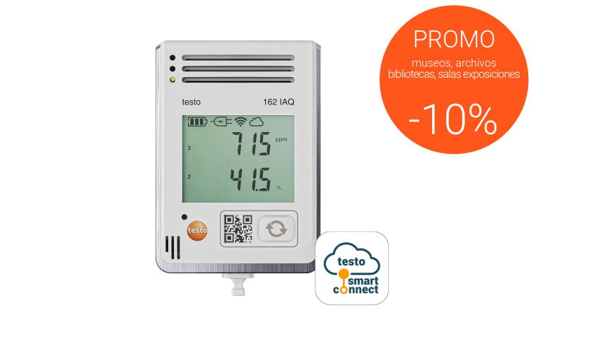 Data logger WiFi testo 162 IAQ, en promoci&oacute;n