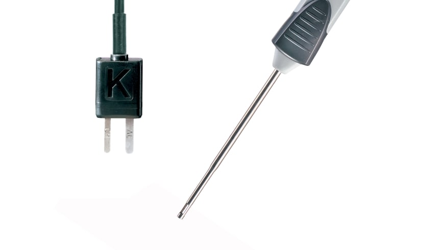 Detalle punta de la sonda y conector