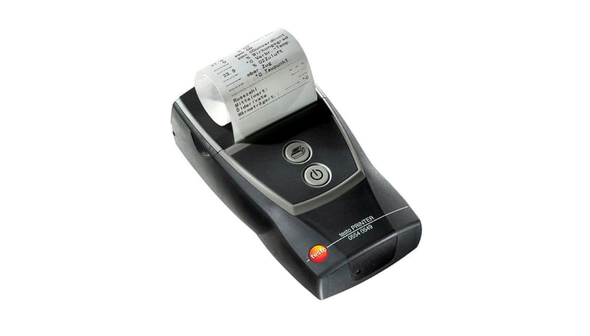 testo-Schnelldrucker IRDA mit kabelloser Infrarot-Schnittstelle