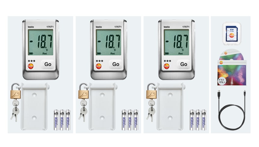 testo 175 T1 kit delivery