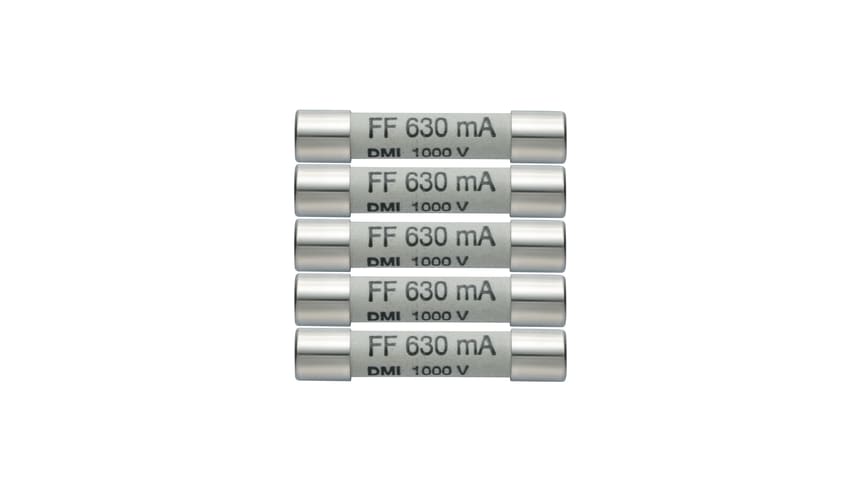 Spare fuses 630 mA/1000 V 0590 0006