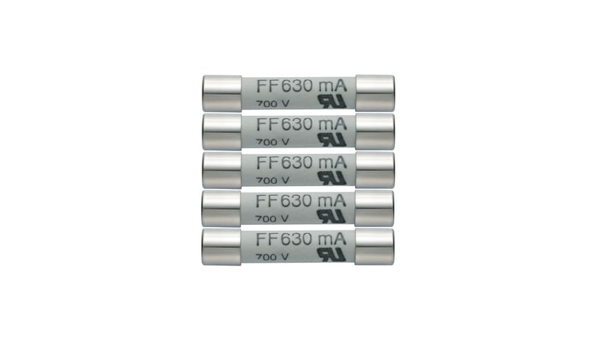 Spare fuses 630 mA/600 V 0590 0007