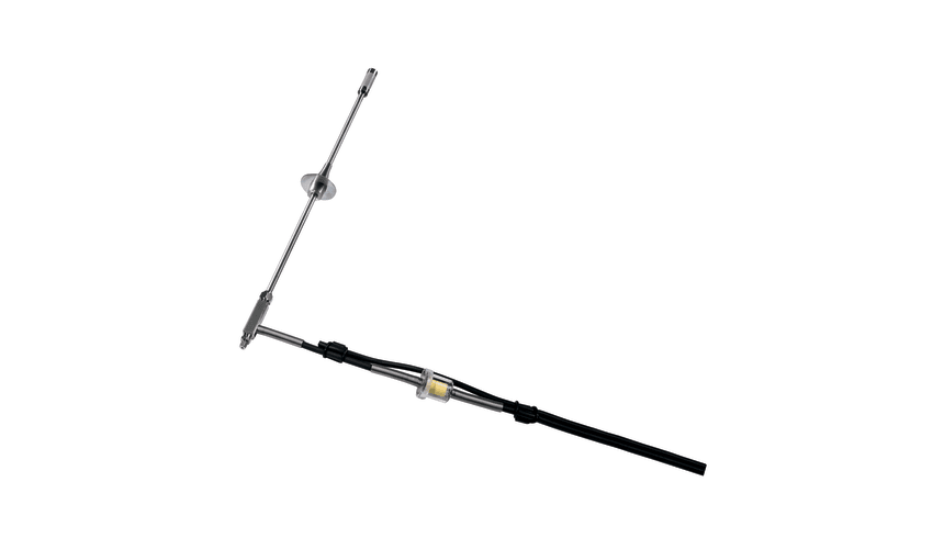 Flue gas probe with preliminary filter for industrial engines