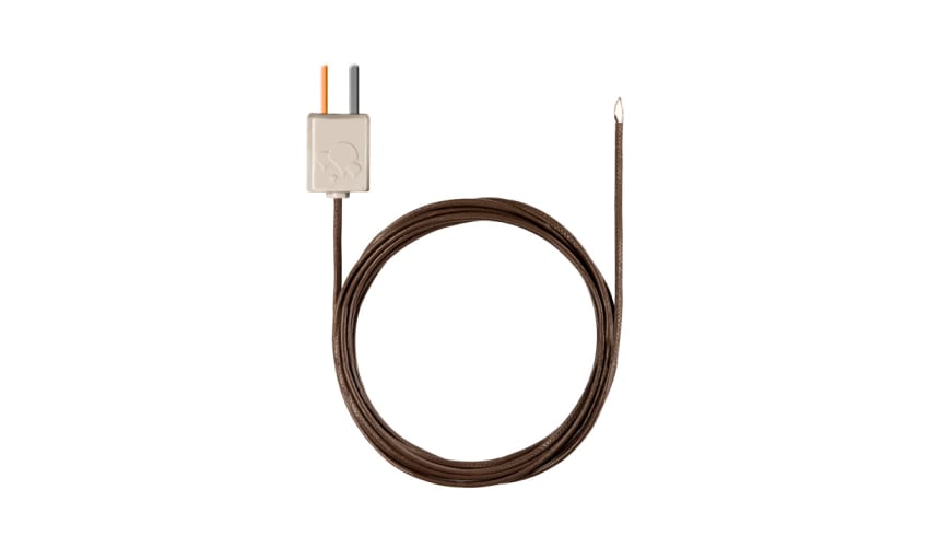 Thermocouple with TC adapter, flexible, 1500 mm long, PTFE