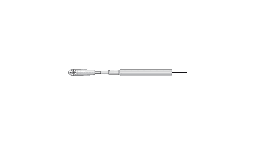 Vane probe, &Oslash; 16 mm, with telescopic handle, Tmax +60&deg;C