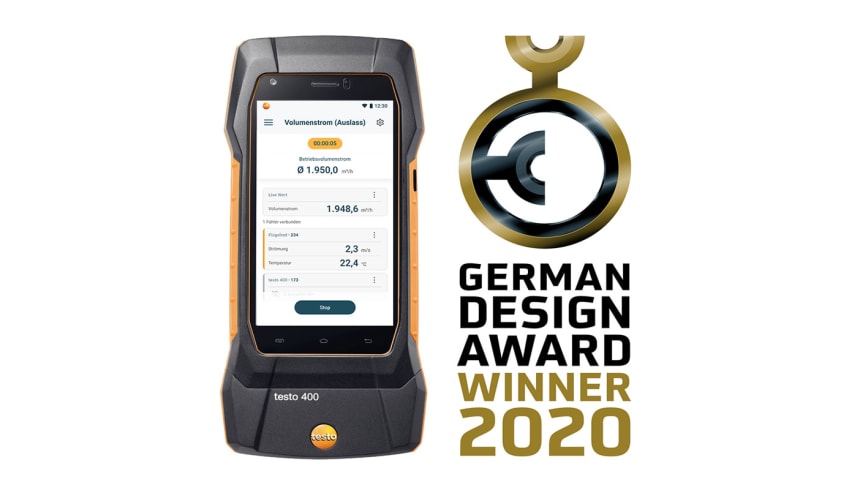 testo 400 German Design Award