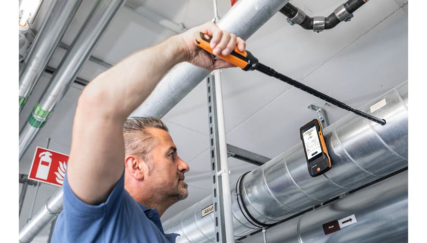 testo 400 air flow kit with 16 mm vane probe