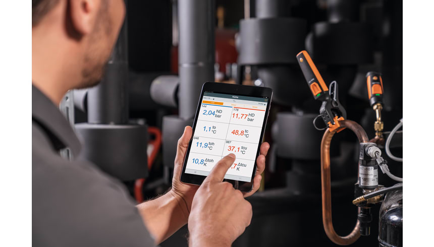 Anwendung testo 115i