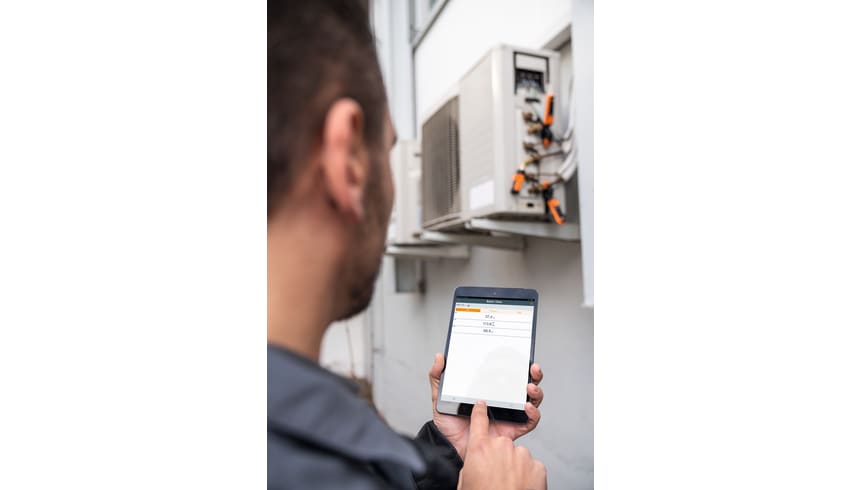 application testo Smart Probes AC &amp; Refrigeration Test Kit
