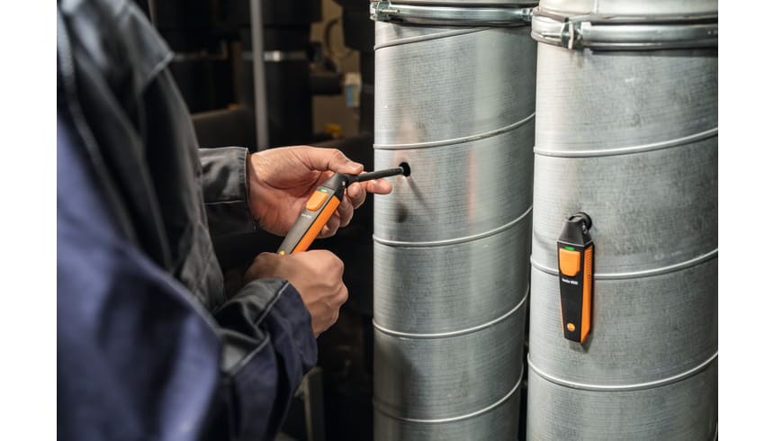 application testo Smart Probes AC &amp; Refrigeration Test &amp; Load Kit