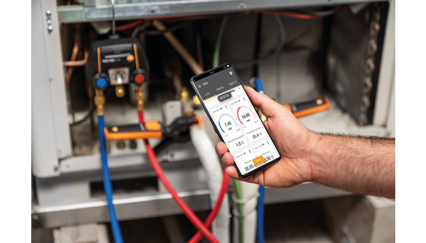 Anwendung  testo 550i