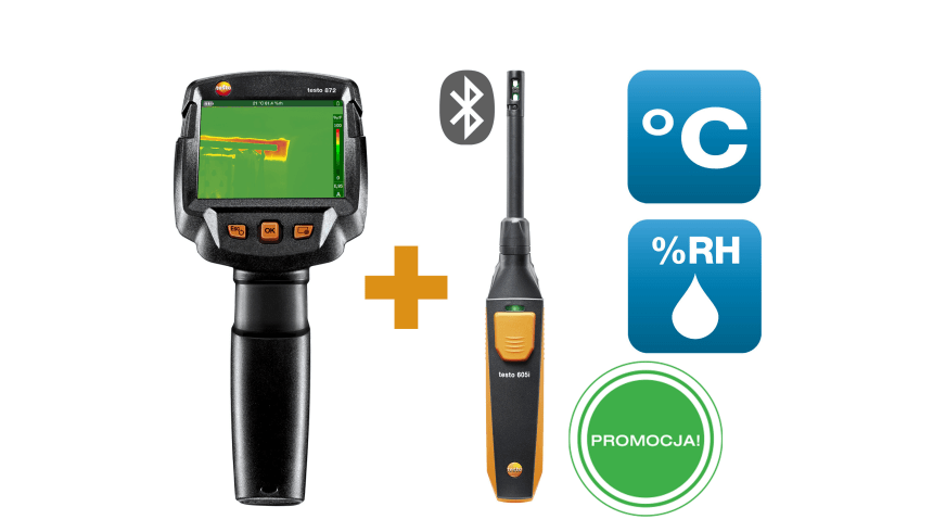 testo 872 - zestaw do diagnostyki budynk&oacute;w 