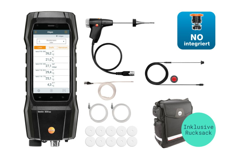 testo 300 SE Rucksack-Set inkl. NO