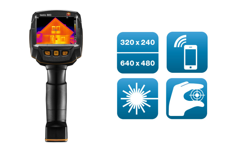 C&aacute;mara termogr&aacute;fica testo 883-2