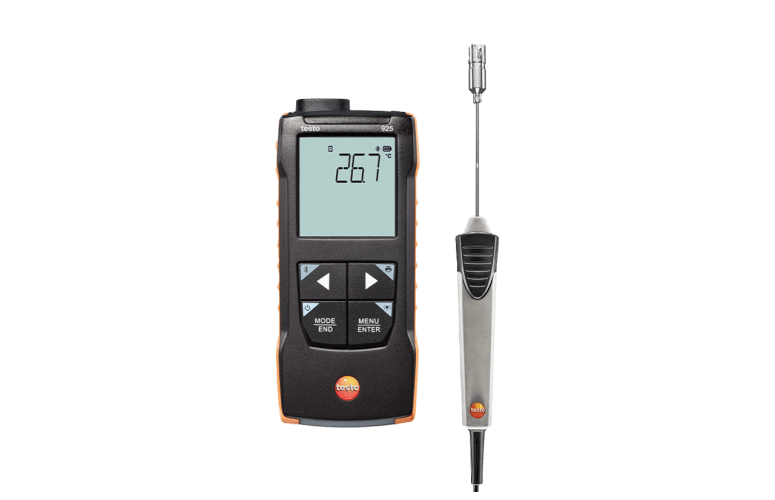 testo 925 Set mit Oberfl&auml;chenf&uuml;hler