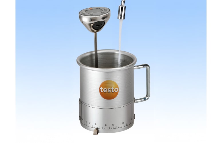 Set del caudal&iacute;metro y el term&oacute;metro para caudal en calderas