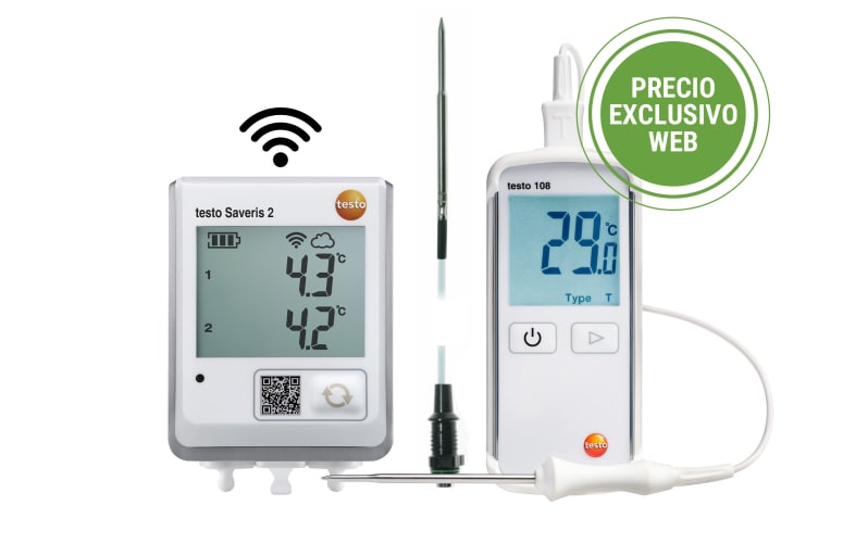 Set WiFi testo para control de temperatura en alimentaci&oacute;n, en promoci&oacute;n