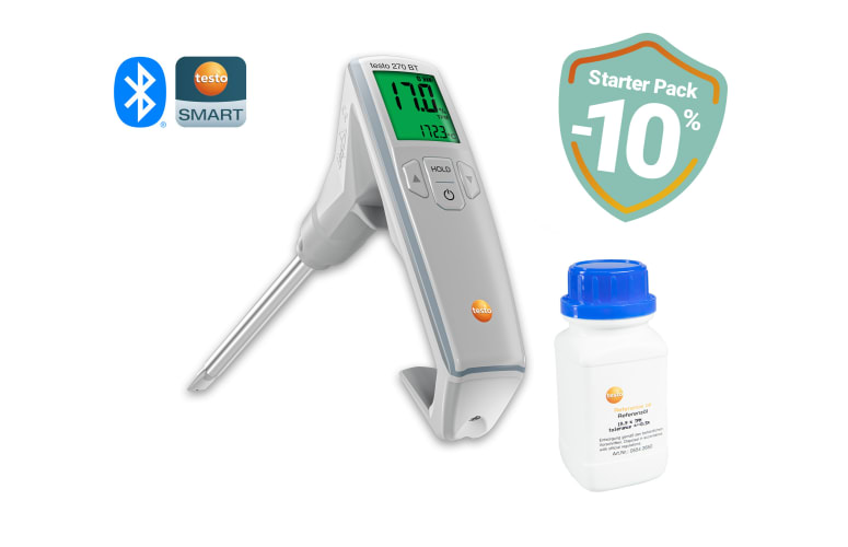 Medidor &oacute;leos alimentares testo 270 BT em promo&ccedil;&atilde;o