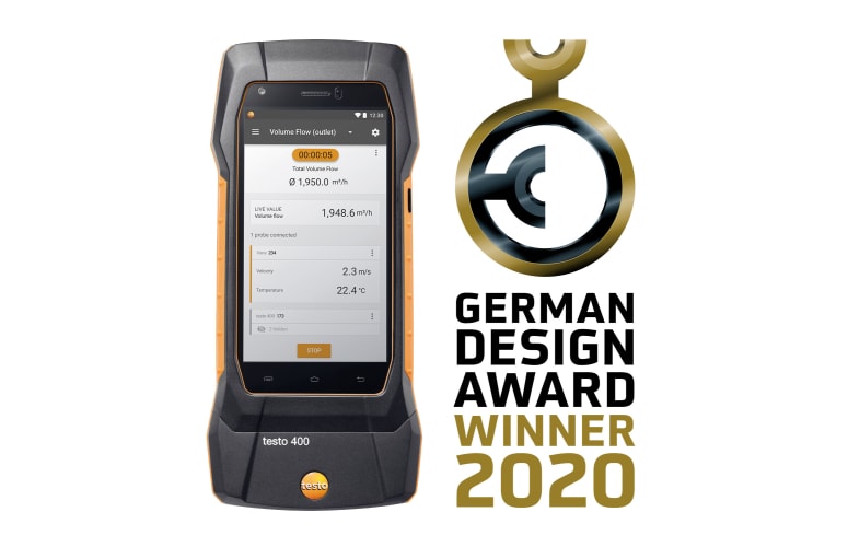 testo 400 German Design Award