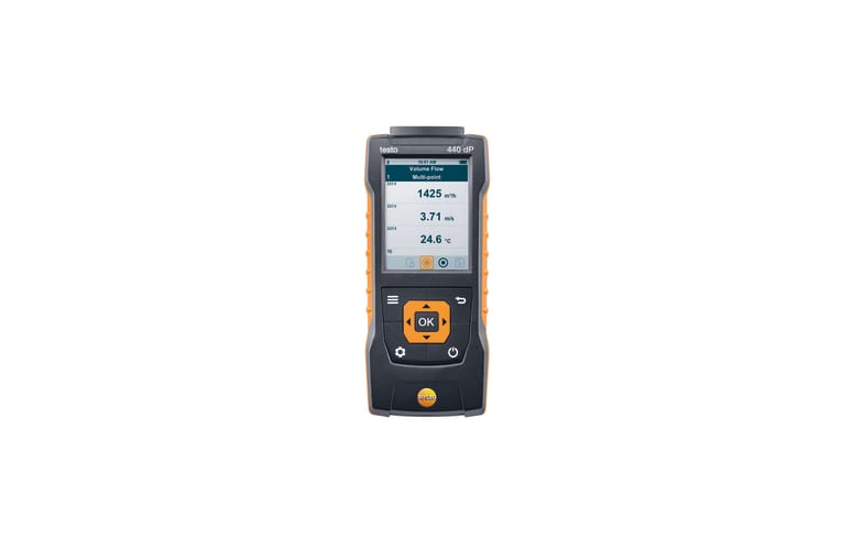 testo 440 dP Medidor para climatizaci&oacute;n incl. sensor de presi&oacute;n diferencia