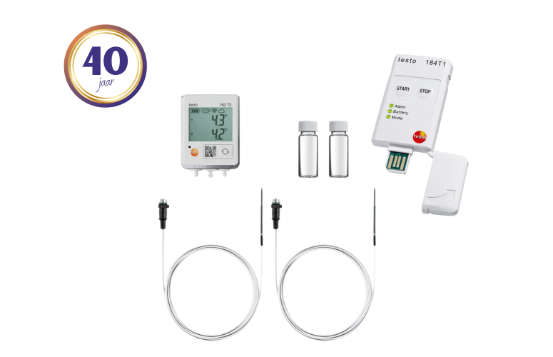testo-162 anniversery set cold chain monitoring