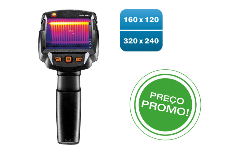 C&acirc;mara termogr&aacute;fica testo 865s em promo&ccedil;&atilde;o