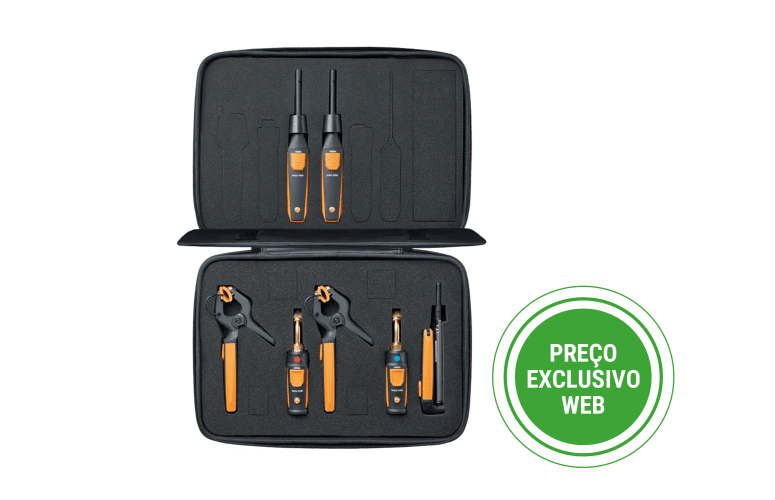 Kit testo Smart Probes Refrigera&ccedil;&atilde;o / AC Plus (kW) em promo&ccedil;&atilde;o