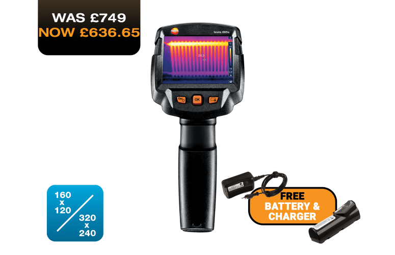 testo 865s thermal imaging camera