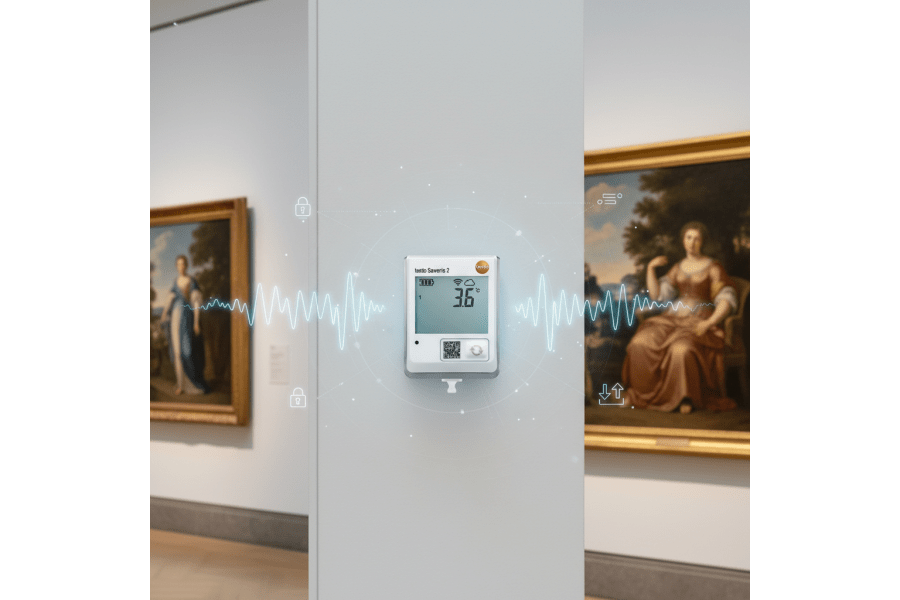 O sistema de registro de dados WLAN testo Saveris 2