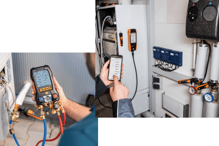 auxílio digital de instalação testo 570s