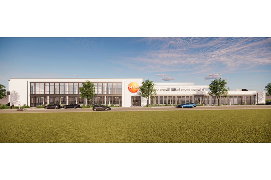 Testo Bauprojekt im Gewerbegebiet Fischerrain in Kirchzarten