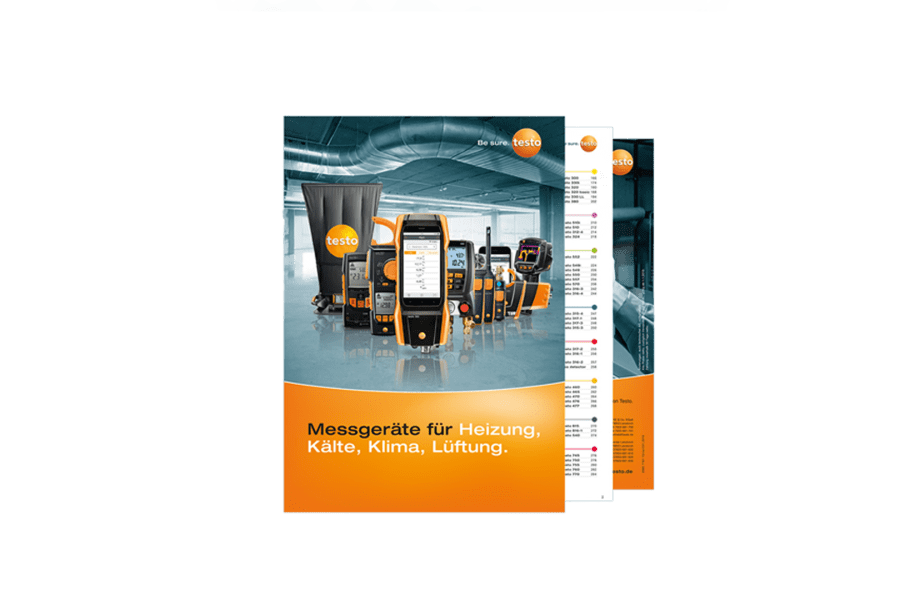 Testo Katalog für HVAC