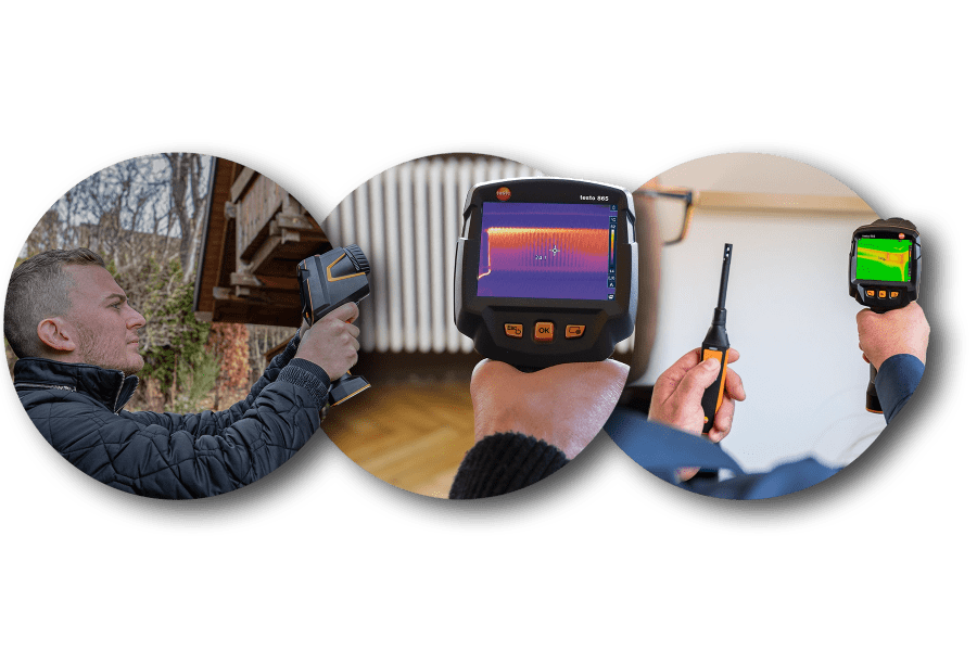 Testo thermal imagers for building thermography