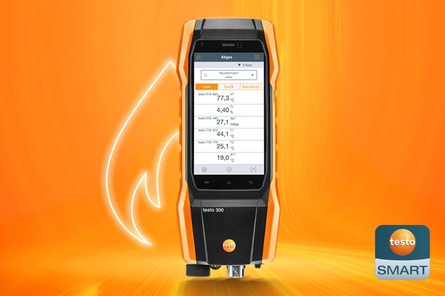Flue gas analyzer testo 300 NEXT LEVEL