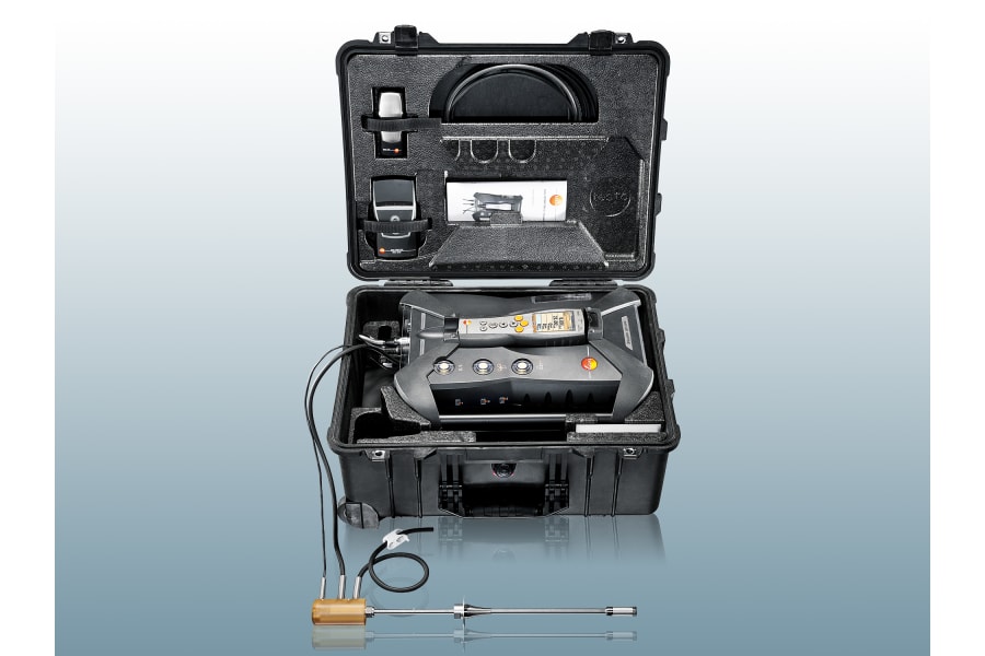 Das Emissionsmessgerät testo 350 MARITIME