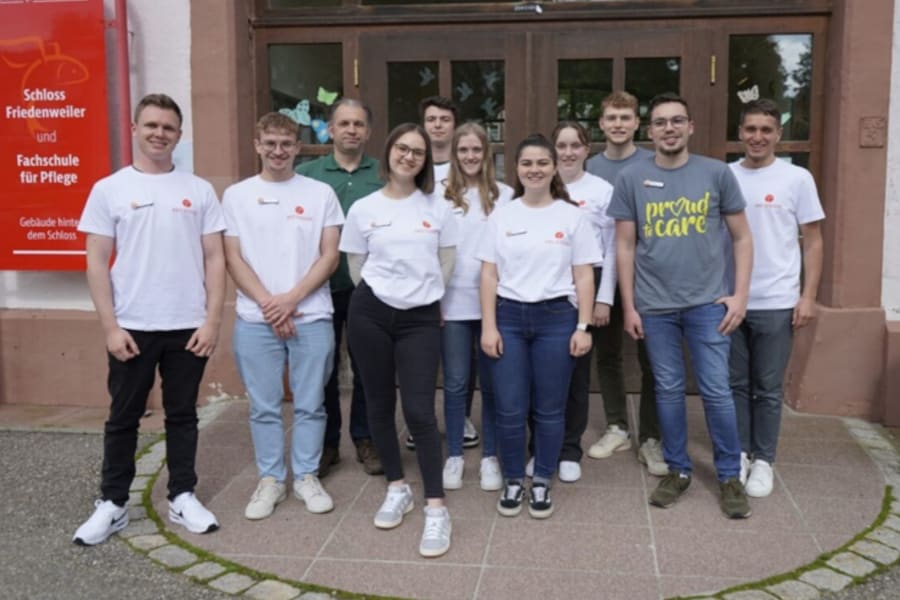 Teilnehmer am Sozialen Tag im Pro Seniore Schloss Friedenweiler