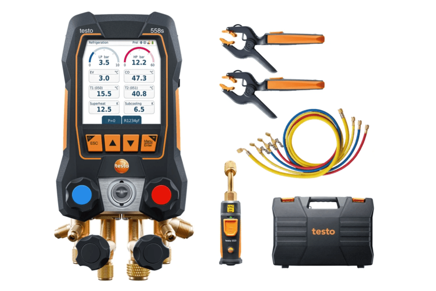 Warmtepomp professional-set testo 558s