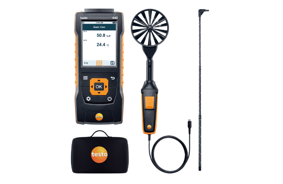 testo&nbsp;440 Air Flow ComboKit 2 with Bluetooth&reg;